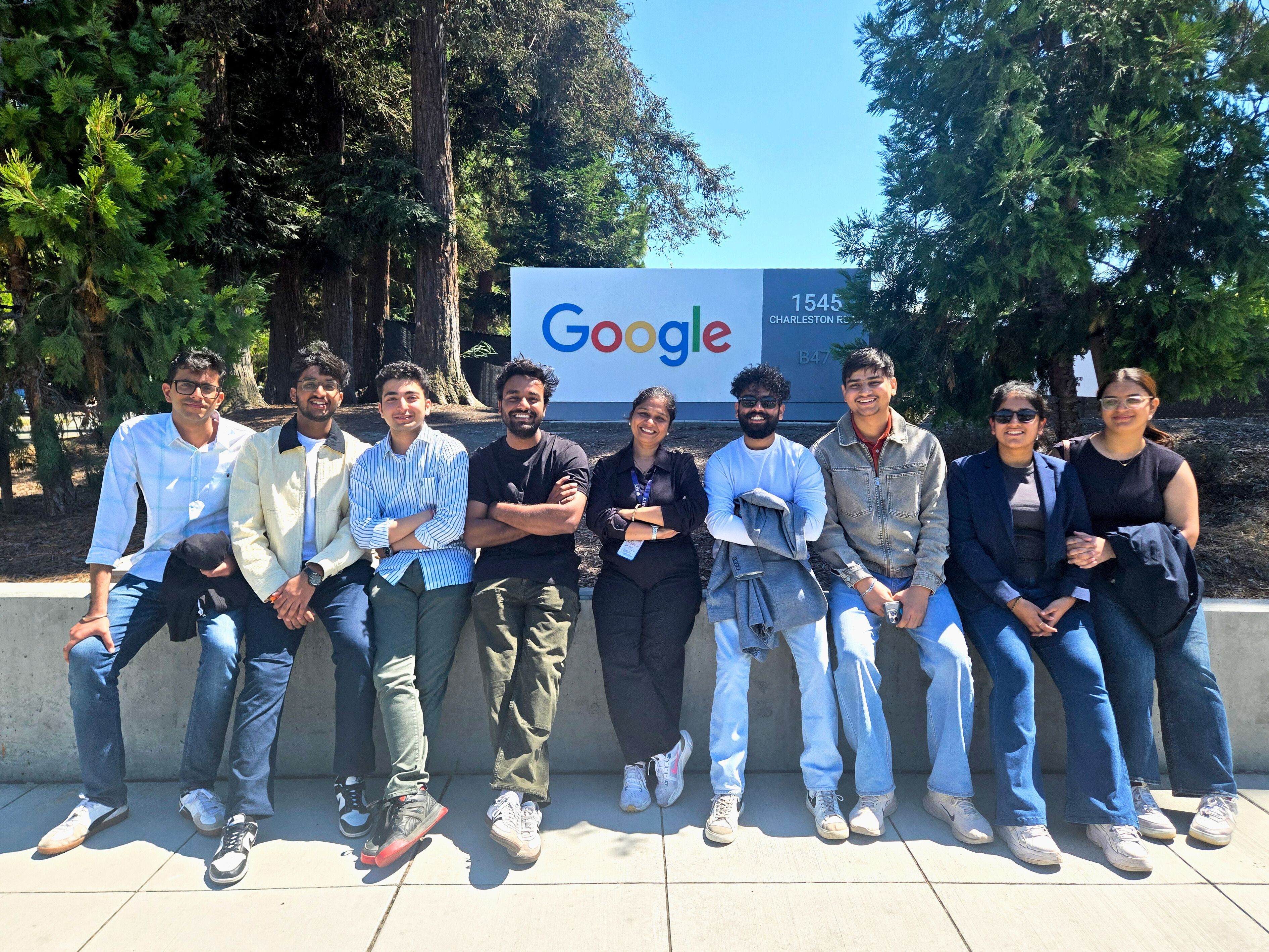 International students visit Google
