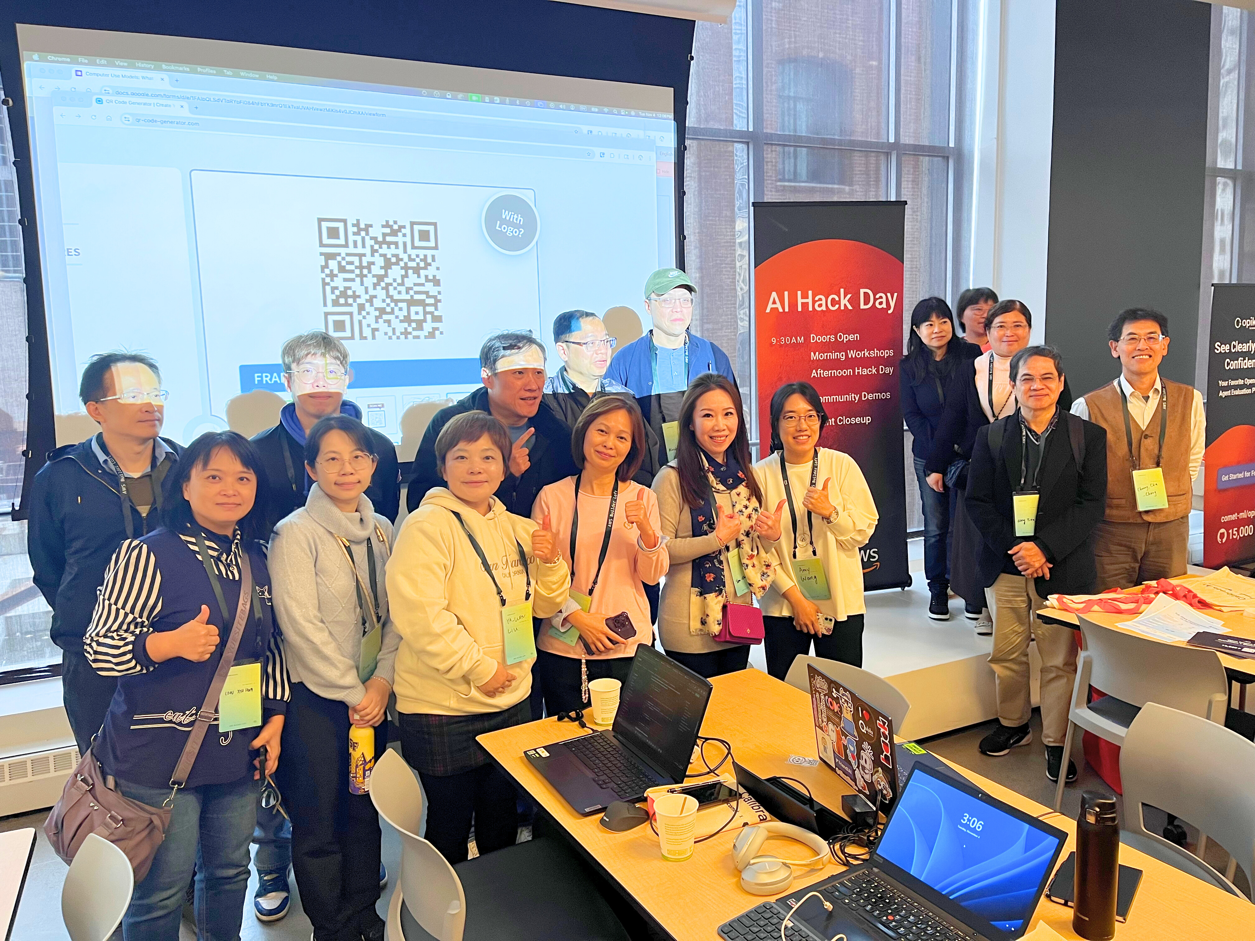 NTUB faculty visit AWS