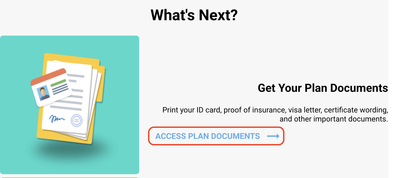 Click on ‘Access plan documents’