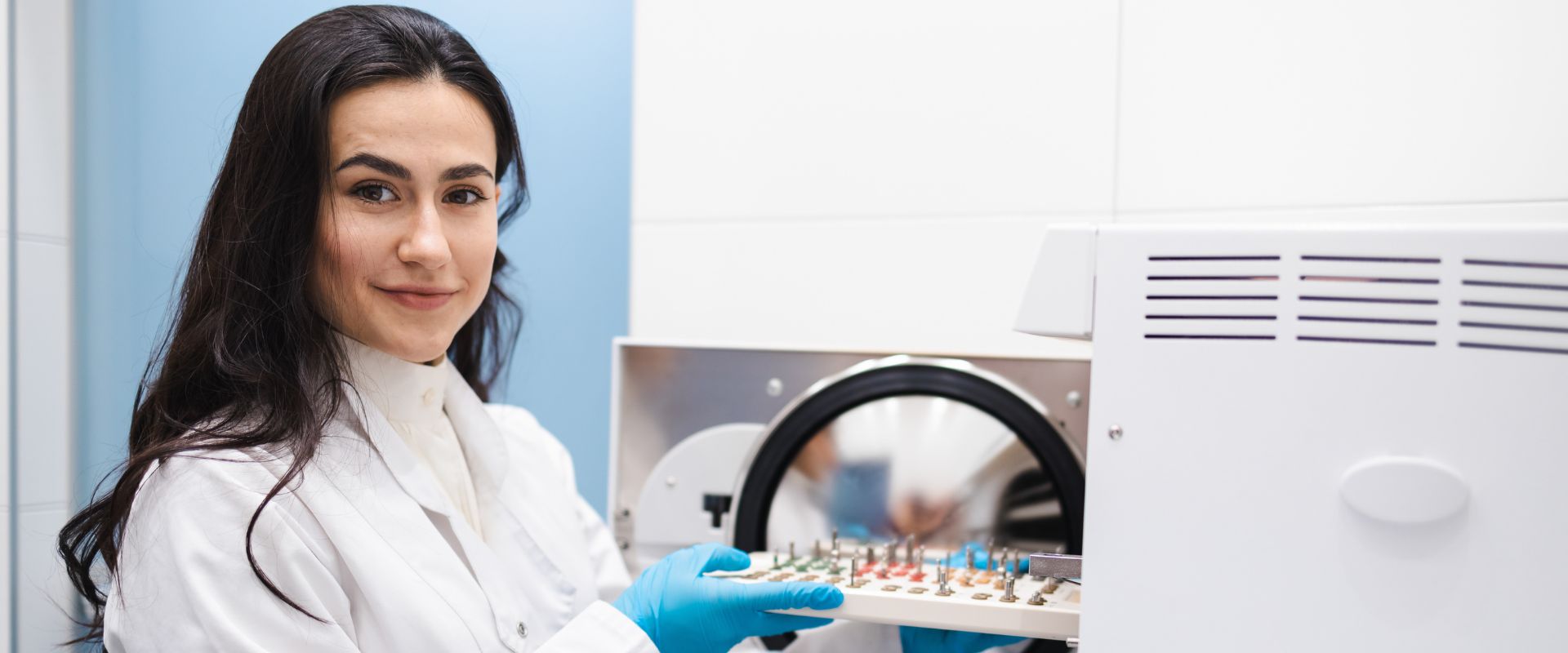 Sterile Processing technician sterilizing surgical and medical supplies